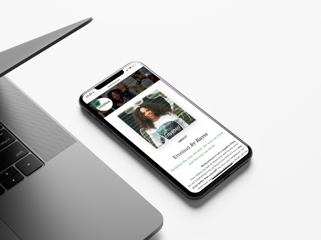 Website IAM ENVIOUS by A-Town Agency | Social Media Management