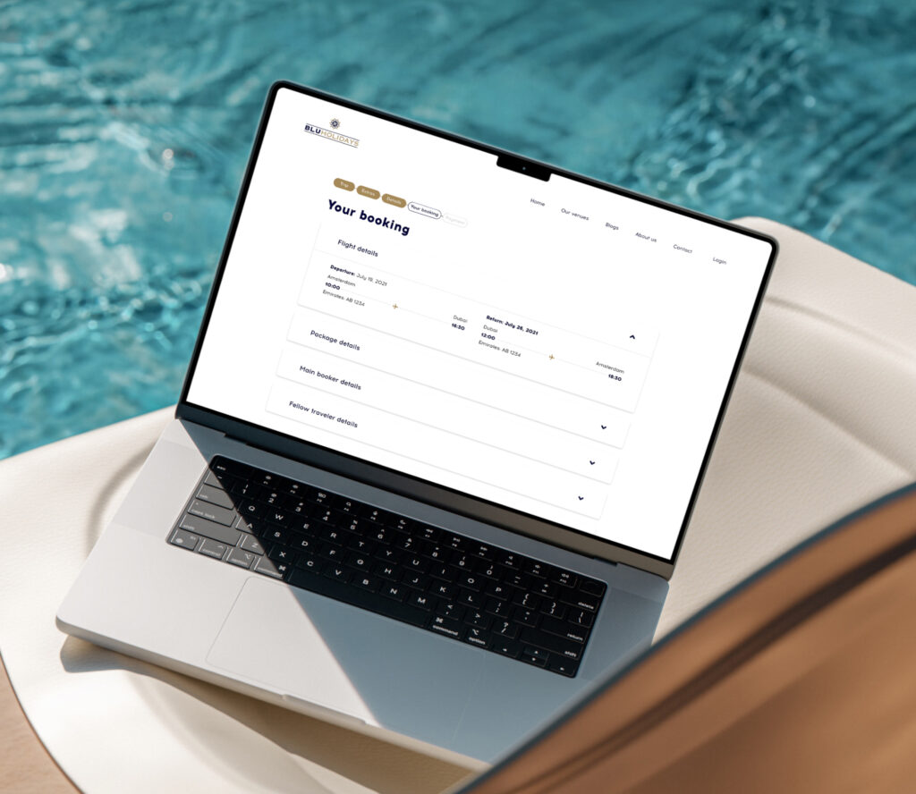 BLU Holidays Web Design A-Town Agency